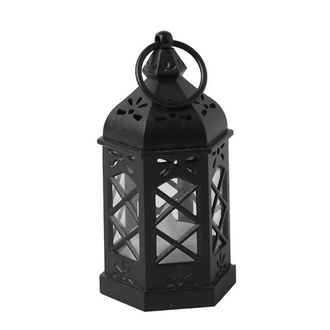 Retro Hexagonal LED Lantern