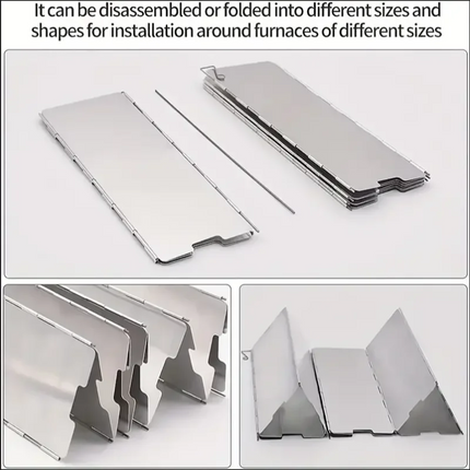 Aluminum Alloy Ultralight Foldable Stove Windscreen