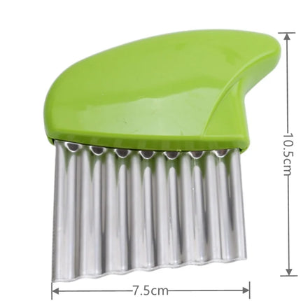 Stainless Steel Wavy Potato Chip Slicer Knife