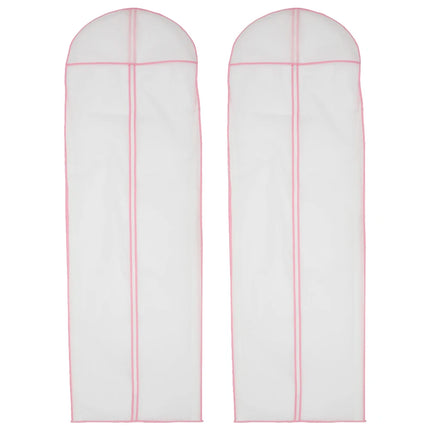 1/2/5Pcs 180cm Wedding Dress Dust Cover Hanging Bridal Garment Dress Clothes Suit Coat Home Storage Bag For Clothes