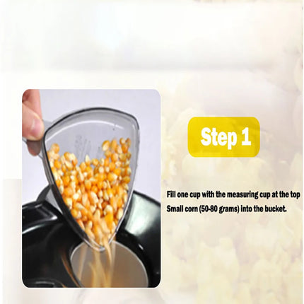 220V 110V Popcorn Makers Mini Popcorn Machine Electric Household Appliance Machine Fully Automatic Popcorn Machine Home Kitchen