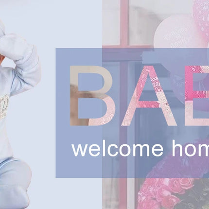 Dollbling Hospital Exit 5pcs Embroidery Name Newborn Angle Wings Romper Blanket  Nursery Bedding Swaddle Handmade Infant Outfit