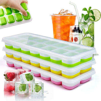 14-Grid Silicone Ice Cube Tray Mold
