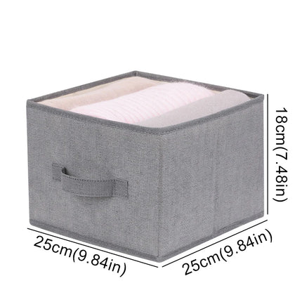 Collapsible Cotton Linen Hanging Storage Bag
