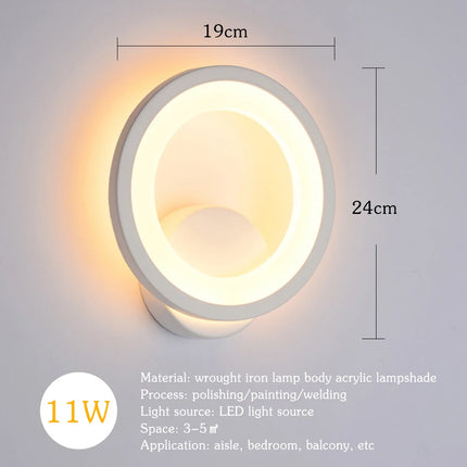 Round European Wall Sconce Light