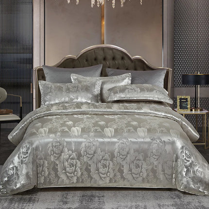 3pcs Duvet Cover and Pillow case Set No Filling,European Light Luxury Type Skin-Friendly Soft Fabric,For Family bedroom Bedding