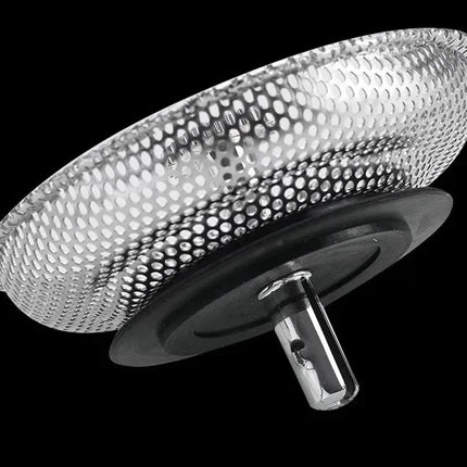Waste Plug Kitchen Sink Strainer Replacement Basin Drain Filter Stainless Steel Shower Hair Catcher for Bathroom Accessories