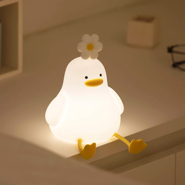 LED Night Light Cute Animal Panda Rabbit Illumination Light USB Charging Timed Bedside Decoration Children's Desktop Light Birth