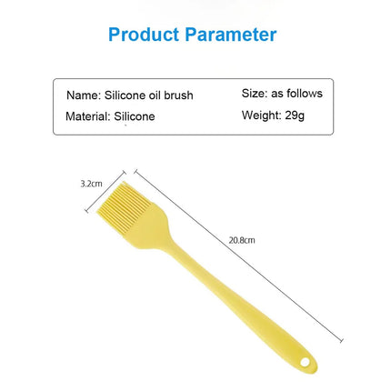 Silicone Barbecue Oil Brush Heat-resistant Pastry Brush Upgrade Oil Brush Kitchen Cooking and Baking Tools