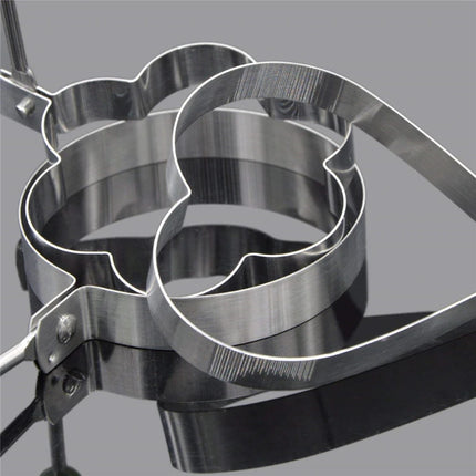 5pcs Stainless Steel Egg Mold Ring Set