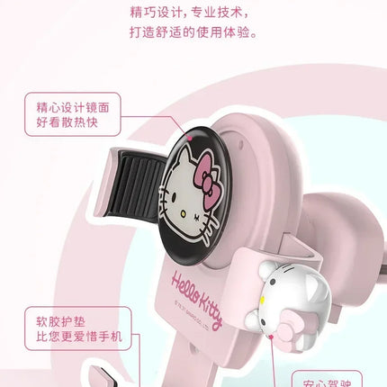 Hello Kitty Cell Phone Car Bracket Car Fragrance Air Vents Suction Cup Support Car Ornaments Car Fragrance Car Decoration