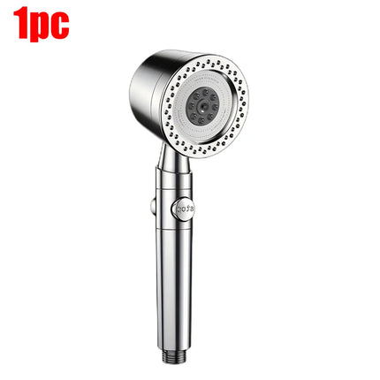 5 Modes Spray Water Saving Shower Head ABS Handheld Spa Showerheads Large Flow Portable Bathroom Filter Shower Faucet Nozzle Set