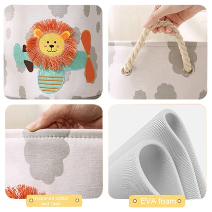 Folding Linen Storage Basket