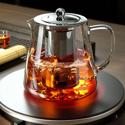 Heat Resistant Glass Teapot