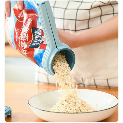 1PC Reuseable Bag Clip Snack Fresh Food Storage Sealing Kitchen Mini Sealer Food Clip with Cap Type Spray Nozzle Moistureproof