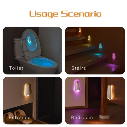 Rechargeable Motion Sensor Toilet Lamp