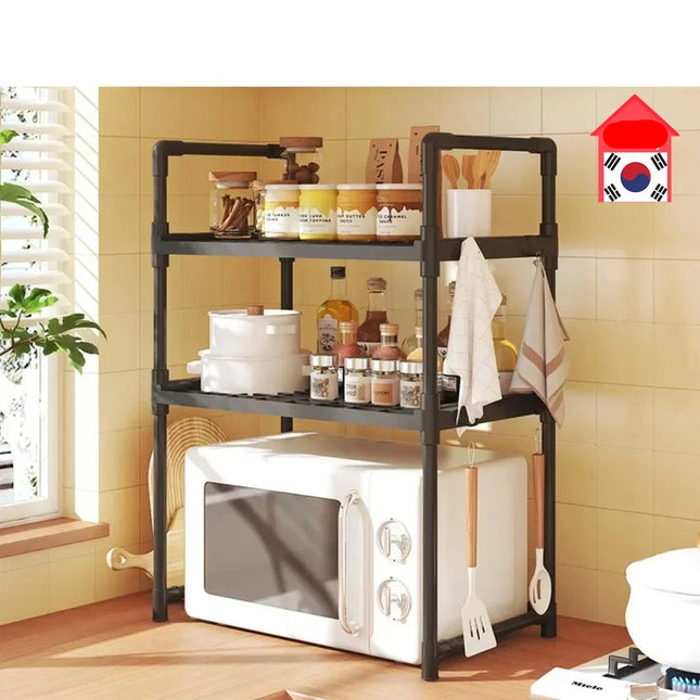 Modern Kitchen Microwave Rack