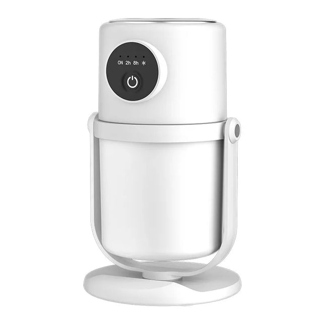 90degree rotating humidifier intelligent large capacity atomizer USB silent night light indoor small air purification humidifier