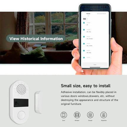 Wi-Fi Door Window Sensor with Alarm
