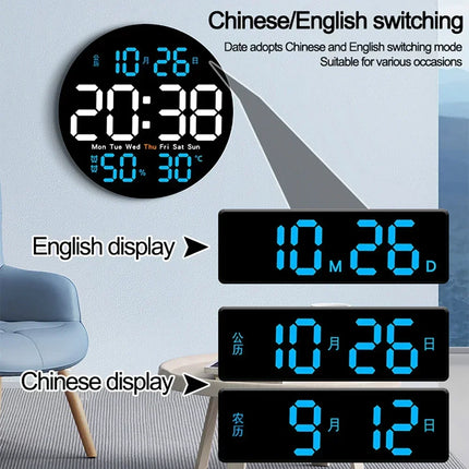 Digital Wall Clock Large Screen Countdown Timer