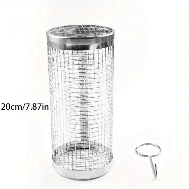 Stainless Steel BBQ Grill Cage Outdoor Tool