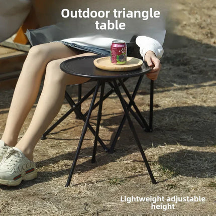 Mesa Plegable Aluminio Ajustable Portátil para Camping
