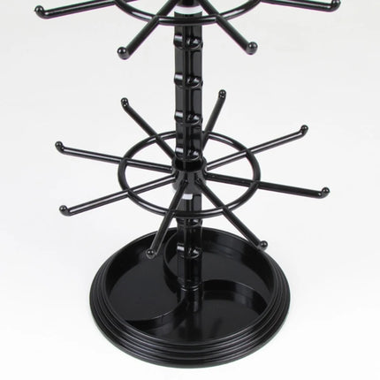Jewelry Rotating Ring Display Holder Organizer Necklace Keychain Shelf Home Storage Rack For Earrings Watch Showcase
