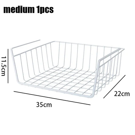 Multi-Functional Hanging Wire Basket Rack