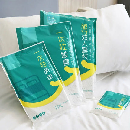 Disposable Adult Bedding, Hotel for Travel, Anti-Dirty, Waterproof, Portable, Bedsheet Bed Sheet Set Trip Necessities Portable