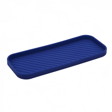 1/2pSilicone Drain Tray For Tableware Water Cup Fruit Vegetable Kitchen Sink Organizer Storage Tray Sponge Holder Soap Dispenser