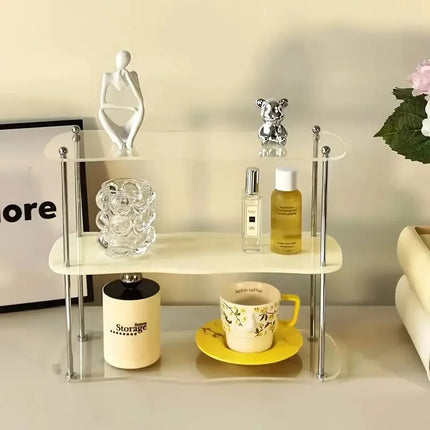3-Layer Acrylic Desktop Storage Rack