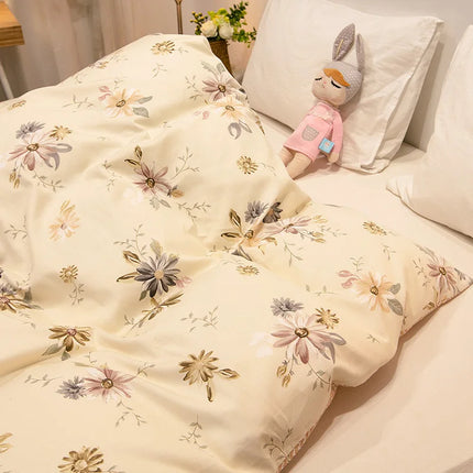 100% Cotton Duvet Cover Double Size Duvet Cover 200x230 Skin friendly Breathable Active Flower Print Pillow Cover Buy separately