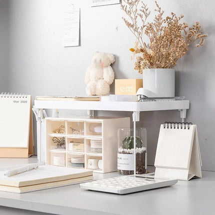 Kitchen Cupboard Organizer Shelf Space Saving Cabinet Foldable Storage Rack Spice Jars Spice Rack Bathroom Kitchen Accessories