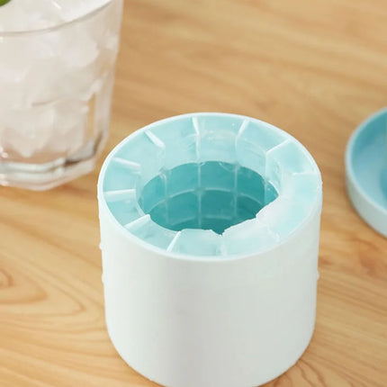 Silicone Ice Cube Mold Round Ice Bucket Summer Homemade DIY Refrigerator Freeze Ice Maker Creative Ice Cube Mold Barware Tools