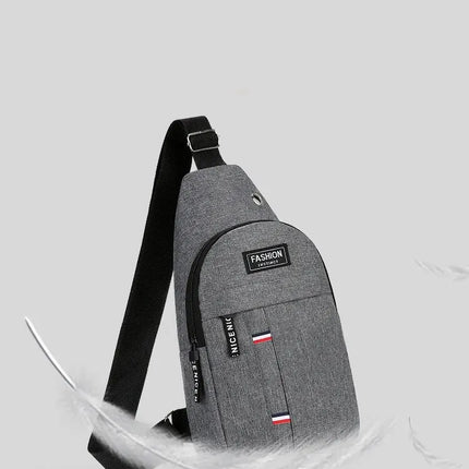 Chest Bag Men's One Shoulder Crossbody Bag Large Capacity Outdoor Sports And Leisure Fashion Small Shoulder Bag Large Capacit