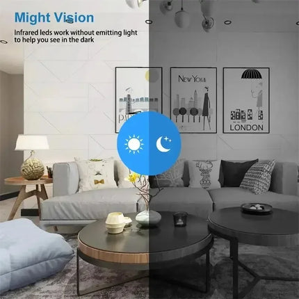 1080P Mini WiFi Camera with HD Night Vision, Home X5 Remote Monitoring for Kids, Pets, and Safety - Ideal Gift