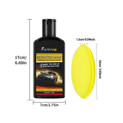 220 ml car scratch repair kit - instantly removes, repairs and polishes paint scratches! Removes scratches and restores shine!