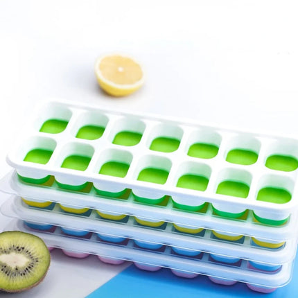 14-Grid Silicone Ice Cube Tray Mold