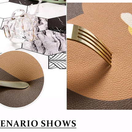Kitchen Floor Mat Non-slip Oil-proof Carpet Pvc Leather Waterproof Foot Mats Wipeable No-clean Rug Long Strip Decoration Carpets
