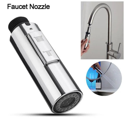 Universal G1/2 Pull Out Shower Nozzle Sprayer Bathroom Sink Spare Replacement Outlet Tap Kitchen Water Saving Faucet Spray Head