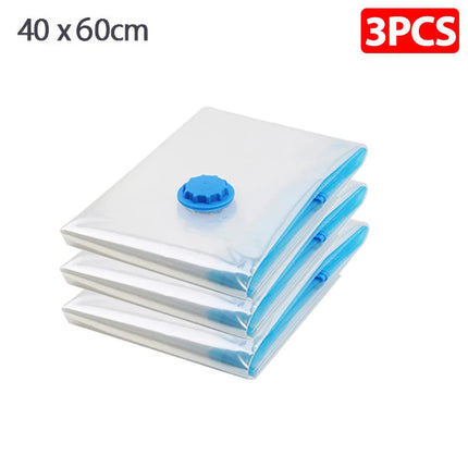 1/3/5pcs Vacuum Storage Bags,for Bedding,Pillows,Towel,Clothes Space Saver Travel Storage Bag,With Hand-Pump,Vacuum Bag Package