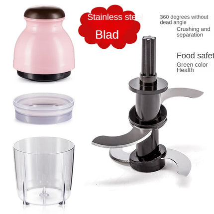 600ml Electric Kitchen Chopper Garlic Masher Meat Grinder Food Garlic Vegetable Chopper Crusher Food Processor Slicer Blender