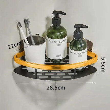 Rustproof Aluminum Shower Shelf