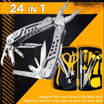 24-in-1 Multitool Pliers Professional Tool