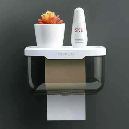 Wall-Mounted Waterproof Tissue Storage Box