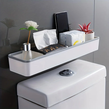 Wall-Mounted Toilet Bathroom Storage Cabinet Rack