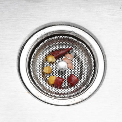 Waste Plug Sink Strainer Stainless Steel Basin Drain Filter  Shower Floor Sewer Mesh Hair Catcher Kitchen Bathroom Accessories