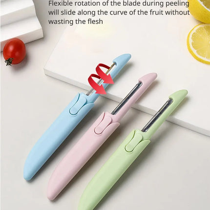 Two in One Peeler Stainless Steel Fruit Peeler Kitchen Knife Double Ended Melon Peeler Kitchen Cooking Tool