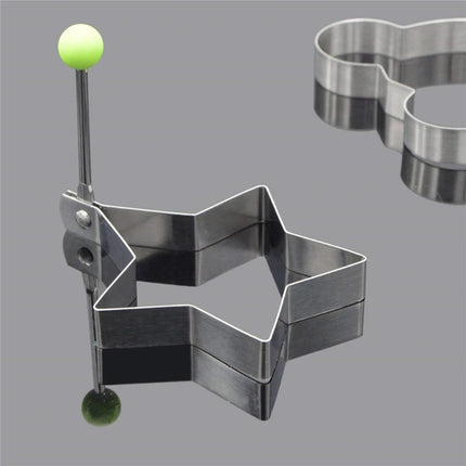 5pcs Stainless Steel Egg Mold Ring Set