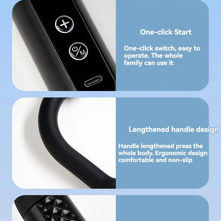 Smart Massage Gun Electric Massager Massage Hammer Rechargeable Home Handheld Hammer Back Artifact Body Massager
